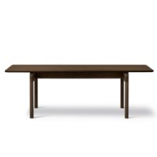 Billede af &Tradition 6438 Post Table L: 225 cm - Røget Eg