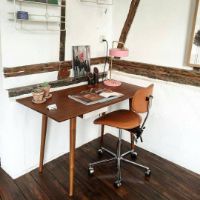 Billede af Vermund VL66 Kontorstol - Krom/Sort Læder