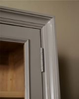 Billede af Nordal Viva Vitrineskab m. 1 Låger H: 210 cm - Træ/Grå