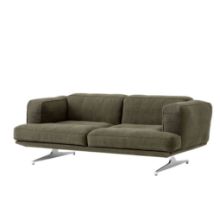 Billede af &Tradition Inland AV22 2-Seater Sofa  - Clay 0014/Chrome Ben