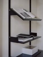 Billede af New Works Wall Shelf 1900 190x83,5 cm - Black Ash/Black OUTLET