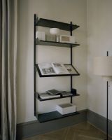 Billede af New Works Wall Shelf 1900 190x83,5 cm - Black Ash/Black OUTLET