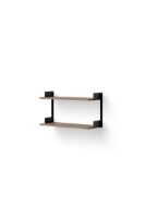 Billede af New Works Wall Shelf 450 46x83,5 cm - Walnut/Black