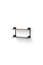 Billede af New Works Wall Shelf 450 46x83,5 cm - Walnut/Black