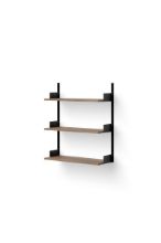 Billede af New Works Wall Shelf 900 90x83,5 cm - Walnut/Black