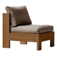 Billede af Form & Refine Icon Lounge Chair H: 62,5 cm - Fyrretræ/Uld