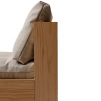 Billede af Form & Refine Icon Lounge Chair H: 62,5 cm - Fyrretræ/Uld