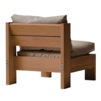 Billede af Form & Refine Icon Lounge Chair H: 62,5 cm - Fyrretræ/Uld