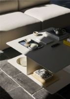 Billede af &Tradition Develius Sofabord EV3 89x89 cm - Stål/Ivory