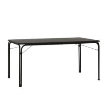 Billede af &Tradition Thorvald SC113 Dining Table B: 160 cm - Stål/Warm Black