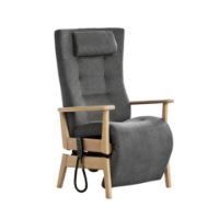 Billede af Farstrup 5040 Multiplus Lænestol QS Medley 60004 - Bøg Lys Lak/Mørkegrå