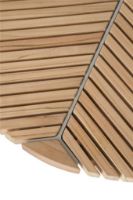 Billede af Vipp 717 Open-Air Café Table Ø: 75 cm - Teak/Pulverlakeret Aluminium