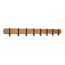 Billede af Kristian Juul Otto Knagerække Small m. 8 Metal Knager L: 73,5  cm - Eg