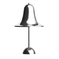 Billede af Verpan Pantop Portable Lamp Ø: 18 cm - Metal/Chrome 
