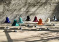 Billede af Verpan Pantop Portable Lamp Ø: 18 cm - Metal/Vivid Orange