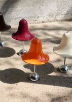 Billede af Verpan Pantop Table Lamp Ø: 23 cm - Metal/Cherry Red