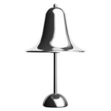 Billede af Verpan Pantop Table Lamp Ø: 23 cm - Metal/Chrome