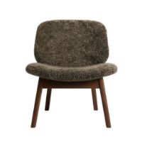 Billede af Ro Collection Pandora Lounge Sæde- og Rygpolstret - Smoked Oak/Sheepskin Sahara