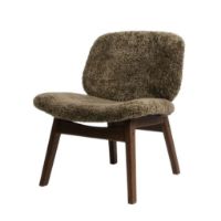 Billede af Ro Collection Pandora Lounge Sæde- og Rygpolstret - Smoked Oak/Sheepskin Sahara