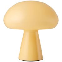 Billede af GUBI Obello Lamp H: 24 cm - Mundblæst Glas/Mellow Yellow