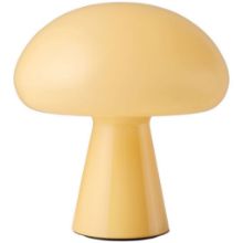 Billede af GUBI Obello Lamp H: 24 cm - Mundblæst Glas/Mellow Yellow