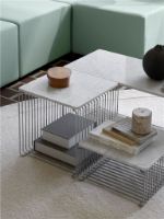 Billede af Montana Panton Wire Topplade Single 1,2x34,8x25,7 cm - White Marble