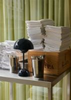 Billede af &Tradition Flowerpot VP9 Bordlampe H: 29,5 cm - Steel Blue