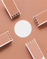 Billede af Pedestal Power Cable Stand 28,5x22 cm - Dusty Rose OUTLET