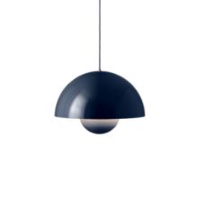 Billede af &Tradition Big Flowerpot VP2 Pendel Ø: 50 cm - Steel Blue