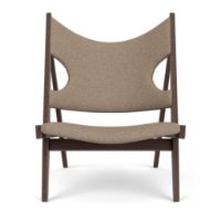 Billede af Audo Copenhagen Knitting Lounge Chair - Dark Stained Oak/Logan Flint