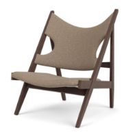 Billede af Audo Copenhagen Knitting Lounge Chair - Dark Stained Oak/Logan Flint