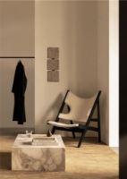 Billede af Audo Copenhagen Knitting Lounge Chair - Dark Stained Oak/Logan Flint