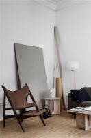 Billede af Audo Copenhagen Knitting Lounge Chair - Dark Stained Oak/Logan Flint