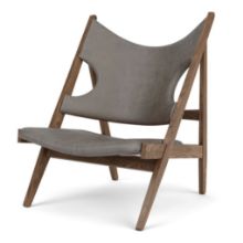 Billede af Audo Copenhagen Knitting Lounge Chair - Walnut/Dakar 0311 Leather