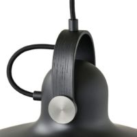 Billede af Le Klint 162 Carronade II Pendel Large Ø: 40 cm - Aluminium/Sort Egetræ