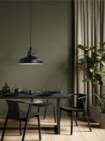 Billede af Le Klint 162 Carronade II Pendel Large Ø: 40 cm - Aluminium/Sort Egetræ