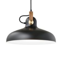 Billede af Le Klint 162 Carronade II Pendel Large Ø: 40 cm - Aluminium/Røget Egetræ
