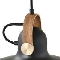 Billede af Le Klint 162 Carronade II Pendel Large Ø: 40 cm - Aluminium/Røget Egetræ
