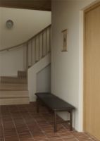 Billede af Fredericia Furniture 3172 Mogensen Sædepolstret Bænk L: 171,5 cm - Sort Omni Læder/Olieret Røget Eg