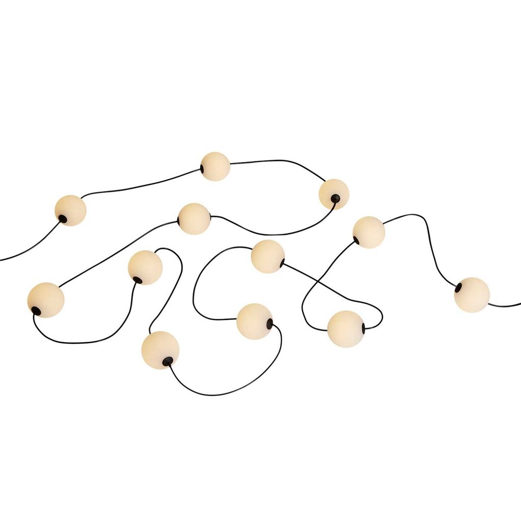 Billede af LOOM Design MISS Garland 12 L: 986 cm - Sort/Hvid