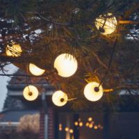 Billede af LOOM Design MISS Garland 20 L: 1434 cm - Sort/Hvid