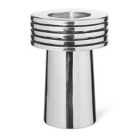 Billede af Louise Roe Fountain Vase #03 H: 30 cm - Poleret Rustfrit Stål