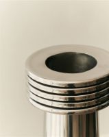 Billede af Louise Roe Fountain Vase #03 H: 30 cm - Poleret Rustfrit Stål