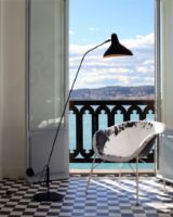 Billede af DCW Editions Mantis BS1 B Schottlander Floor Base Round H: 160 cm - Black