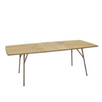 Billede af Mandalay Marguerit Havebord 95x200cm - Teak/Mocca