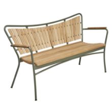 Billede af Mandalay Marguerit Havebænk Bænk L: 143 cm - Teak/Olivengrøn 