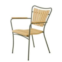 Billede af Mandalay Marguerit Havestol H: 83 cm - Teak/Olivengrøn