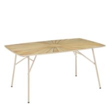 Billede af Mandalay Marguerit Havebord L: 144 cm - Teak/Taupe