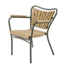 Billede af Mandalay Marguerit Børnestol H: 47 cm - Teak/Olivengrøn