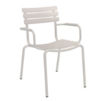 Billede af HOUE Alua Dining Chair H: 82 cm - Aluminum/Muted White 